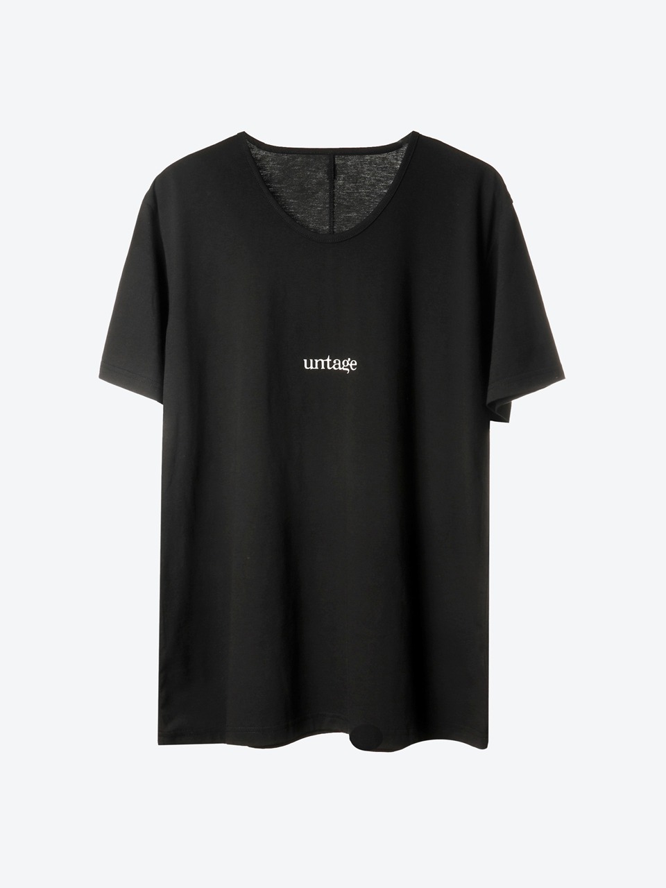 Logo-Print Tencel T-Shirt (black)
