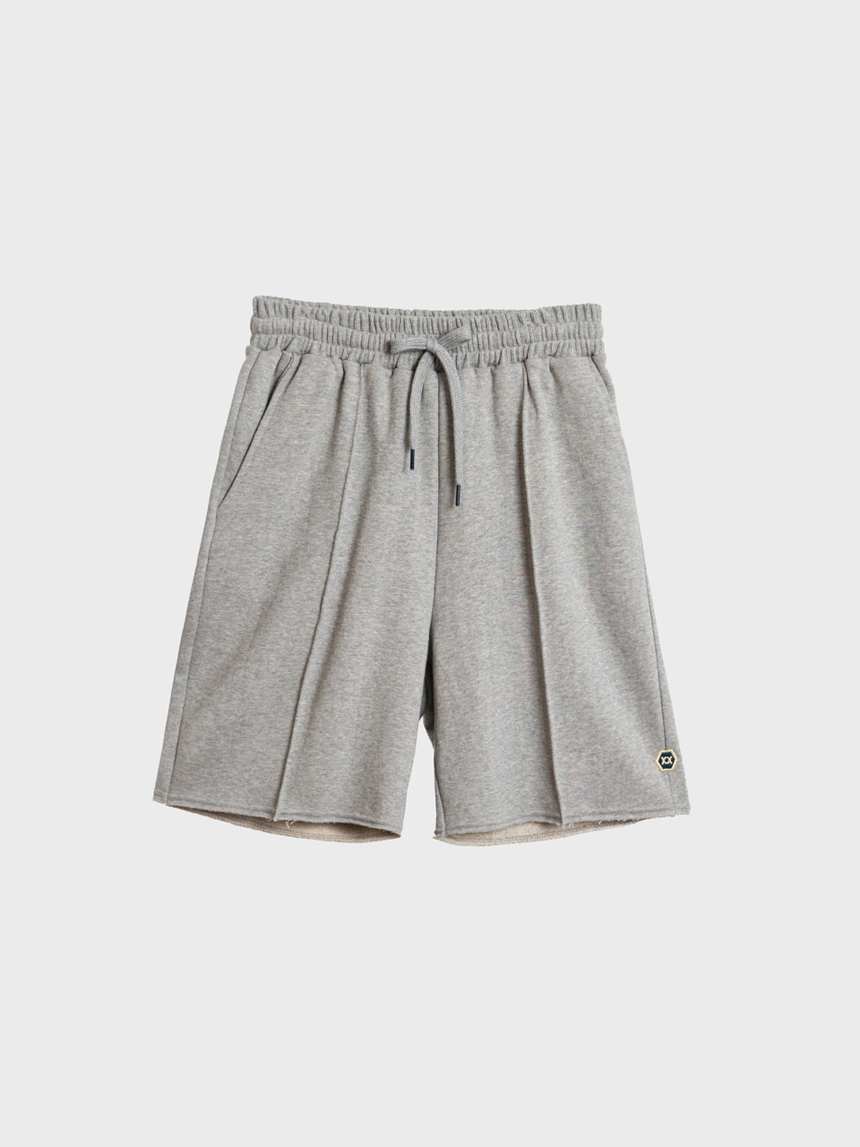 Drawstring-Waist Cotton-Jersey Shorts (grey)