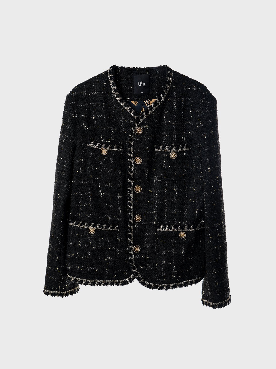 Metallic-Button Bouclé Tweed Jacket for man [M사이즈일시품절]