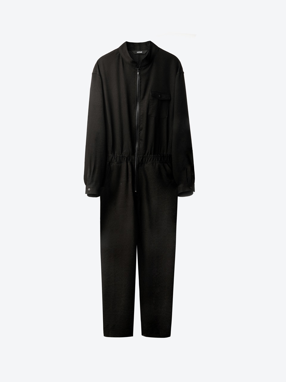 Zip-Front Tencel Jumpsuit for woman (black)