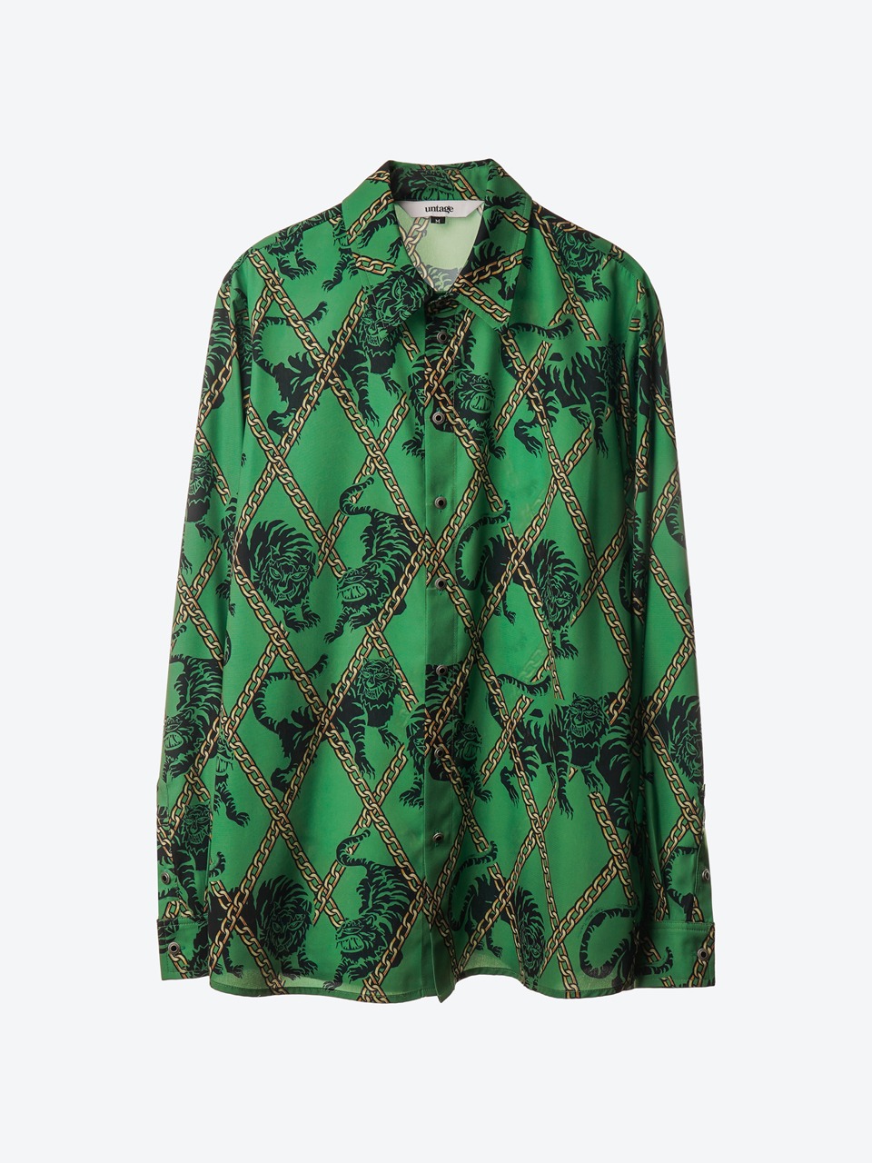 Tiger-Print Shirt (green)