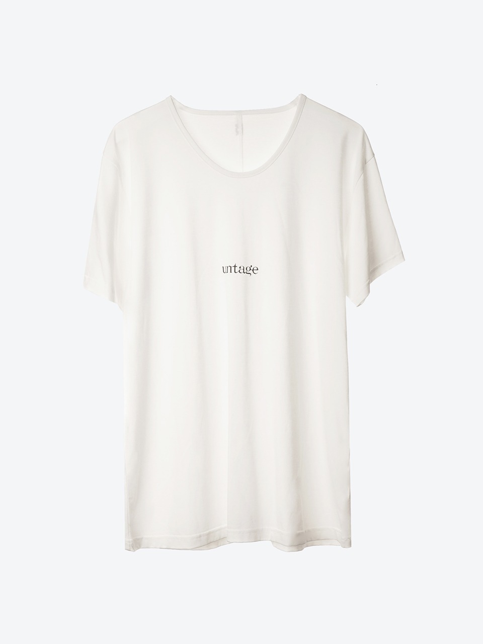 Logo-Print Tencel T-Shirt (white)