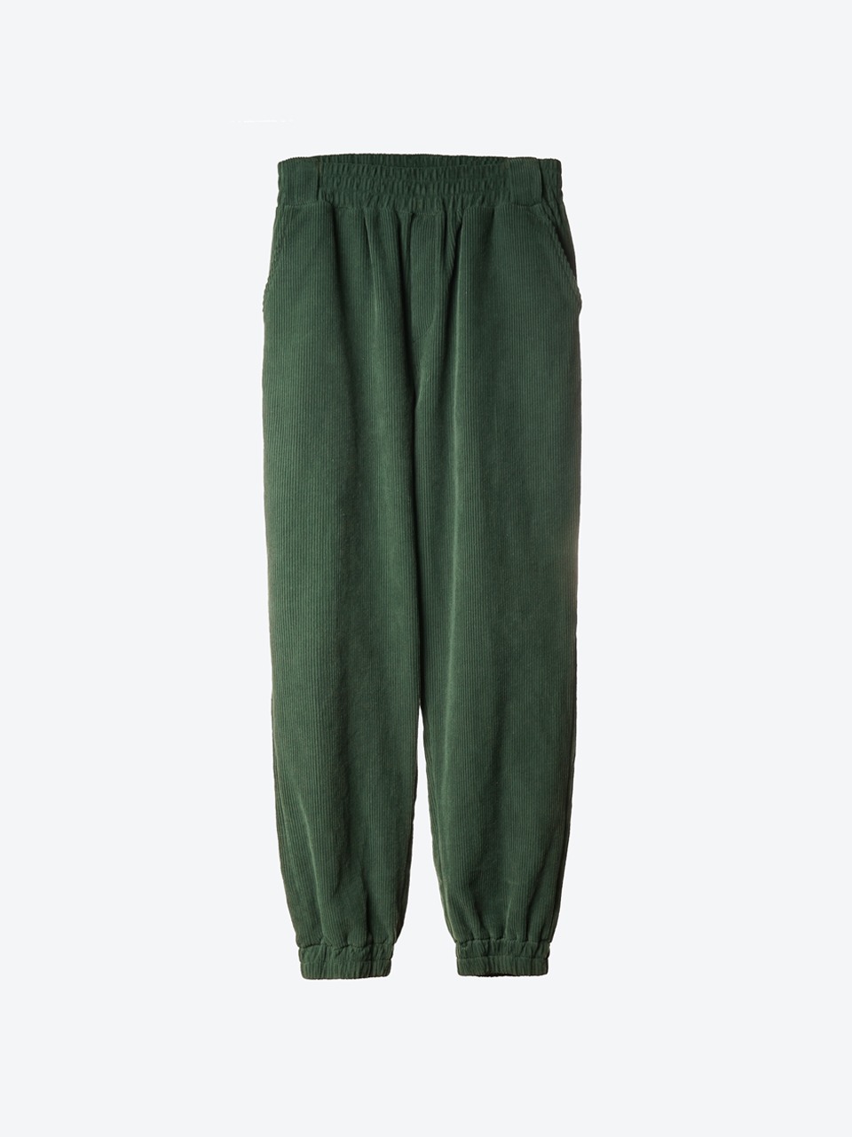 Cotton-Corduroy Track Pants (green)