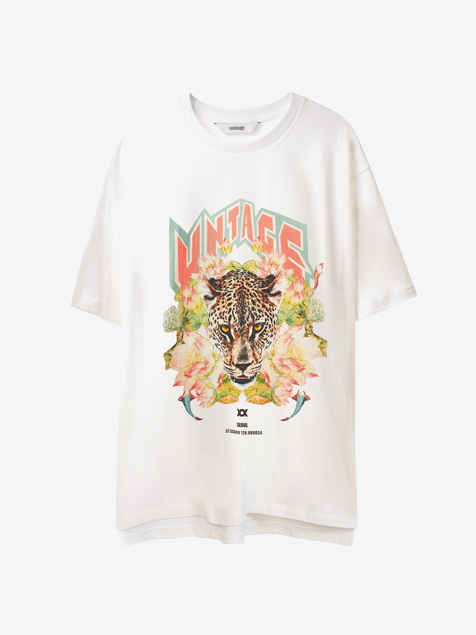 Leopard-Printed Oversized T-shirt